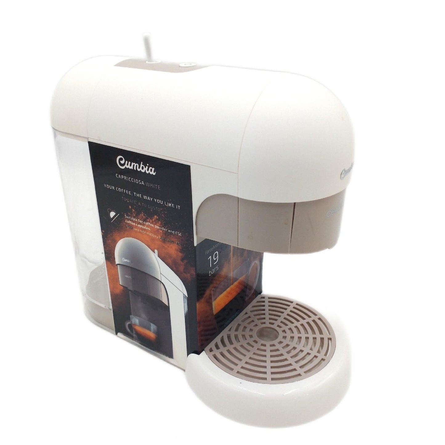 Cecotec Espressomaschine Küchengeräte Cumbia Capricciosa White Hochdruck