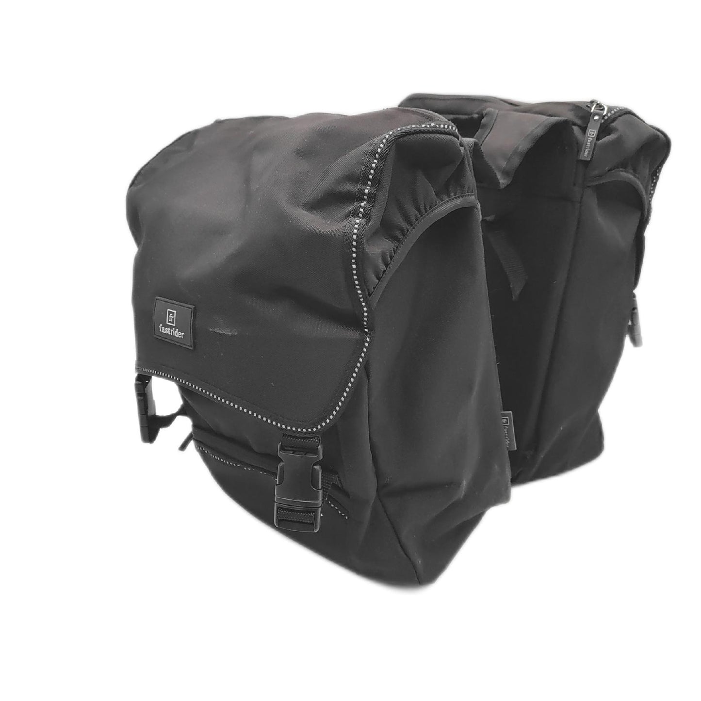 FastRider Fahrradtasche Traffic Doppelte Gepäckträger 28L Seitentasche Groß‌raum