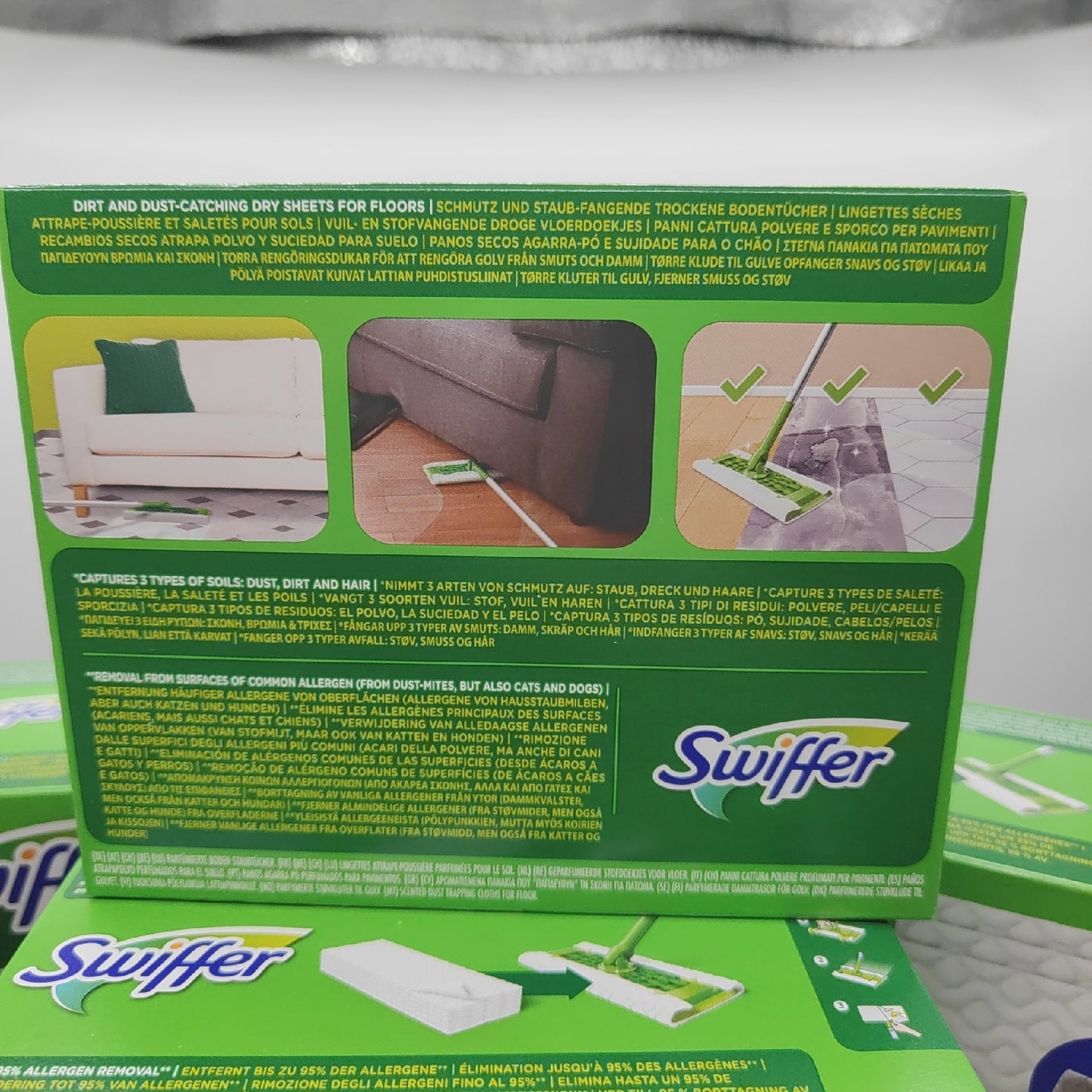 Swiffer Nachfüllpackungen Besen Reinigungsbedarf Swiffer 216 Stück Staubaufnahme Auffangen