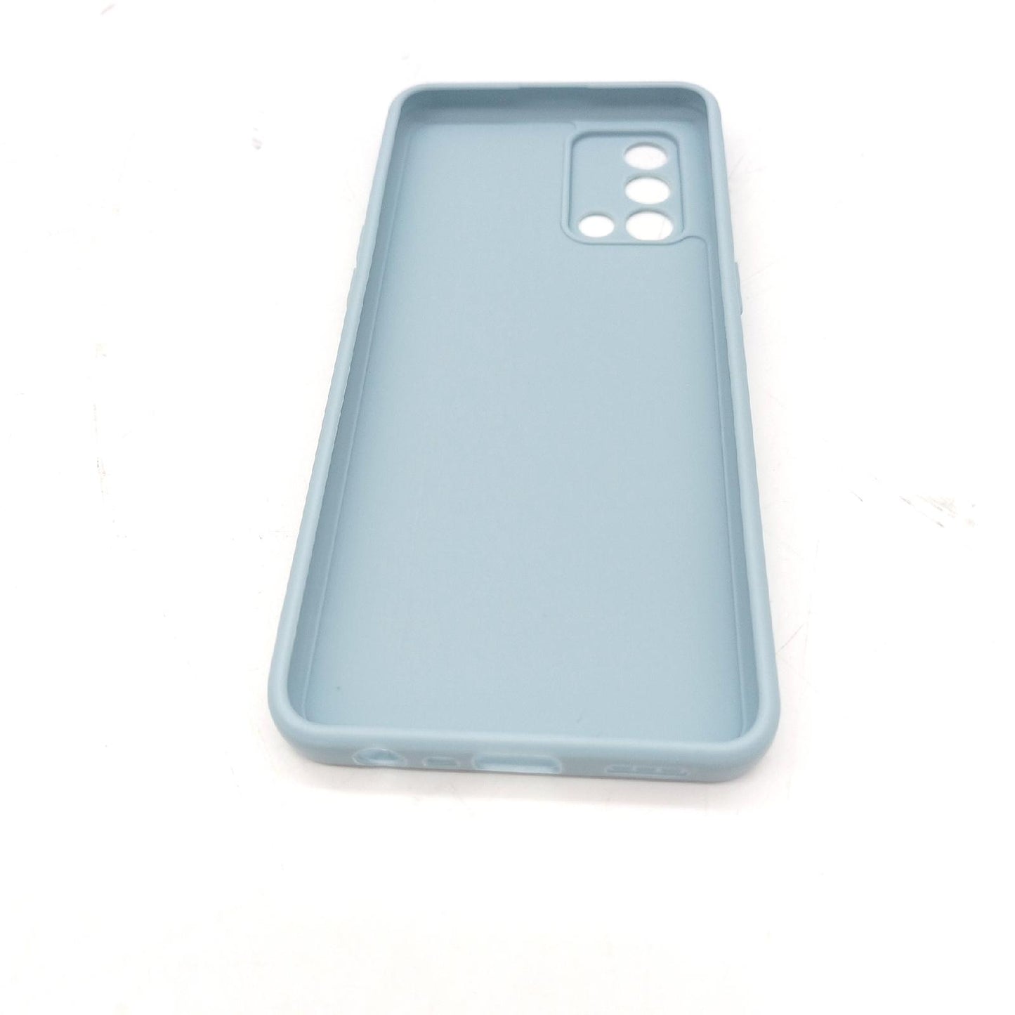 Topme Handyhülle Hülle Fur Oppo A74 (4G) (6.43" Inches) Case Schutzhülle, Hautschutz Aus TPU Silikonhülle - Rauchblau