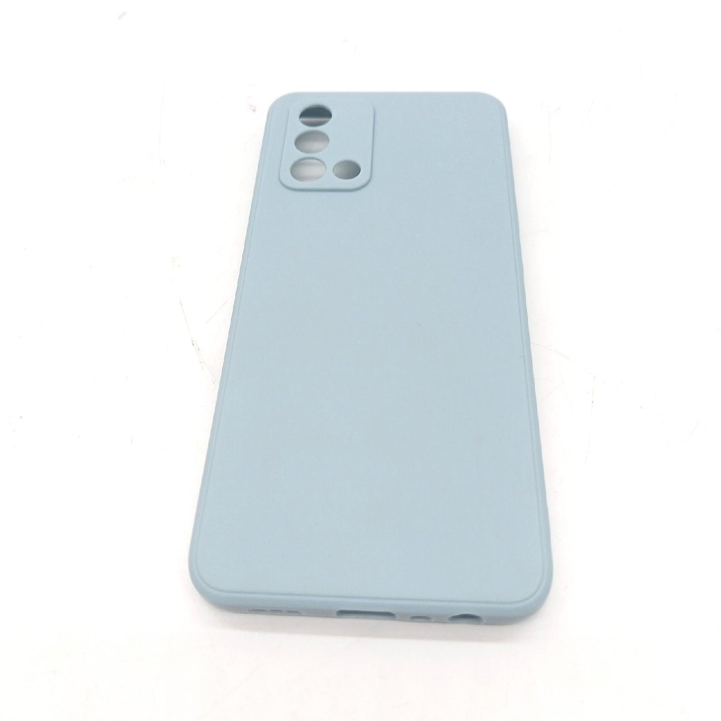 Topme Handyhülle Hülle Fur Oppo A74 (4G) (6.43" Inches) Case Schutzhülle, Hautschutz Aus TPU Silikonhülle - Rauchblau
