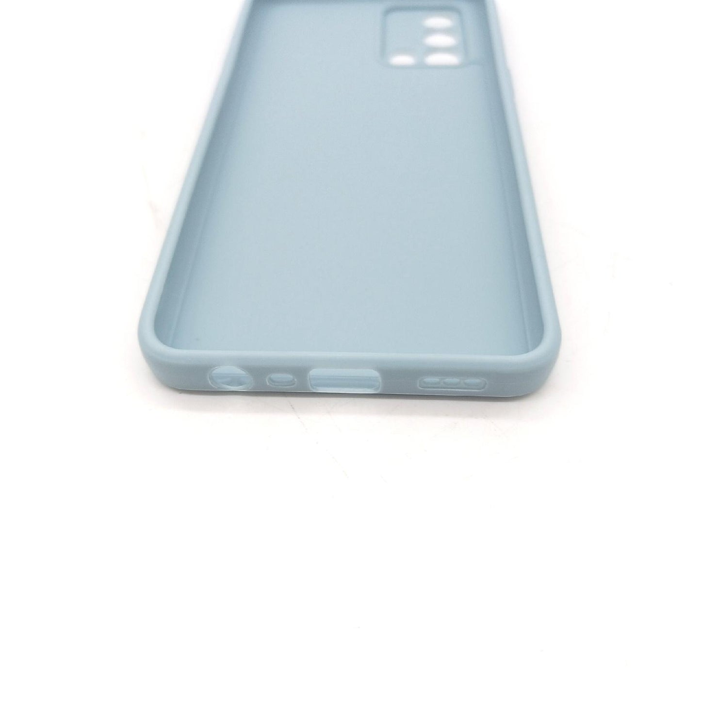 Topme Handyhülle Hülle Fur Oppo A74 (4G) (6.43" Inches) Case Schutzhülle, Hautschutz Aus TPU Silikonhülle - Rauchblau