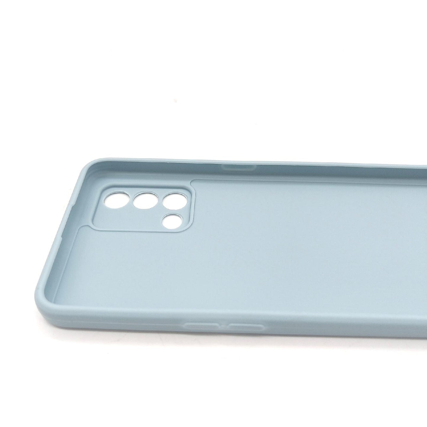 Topme Handyhülle Hülle Fur Oppo A74 (4G) (6.43" Inches) Case Schutzhülle, Hautschutz Aus TPU Silikonhülle - Rauchblau