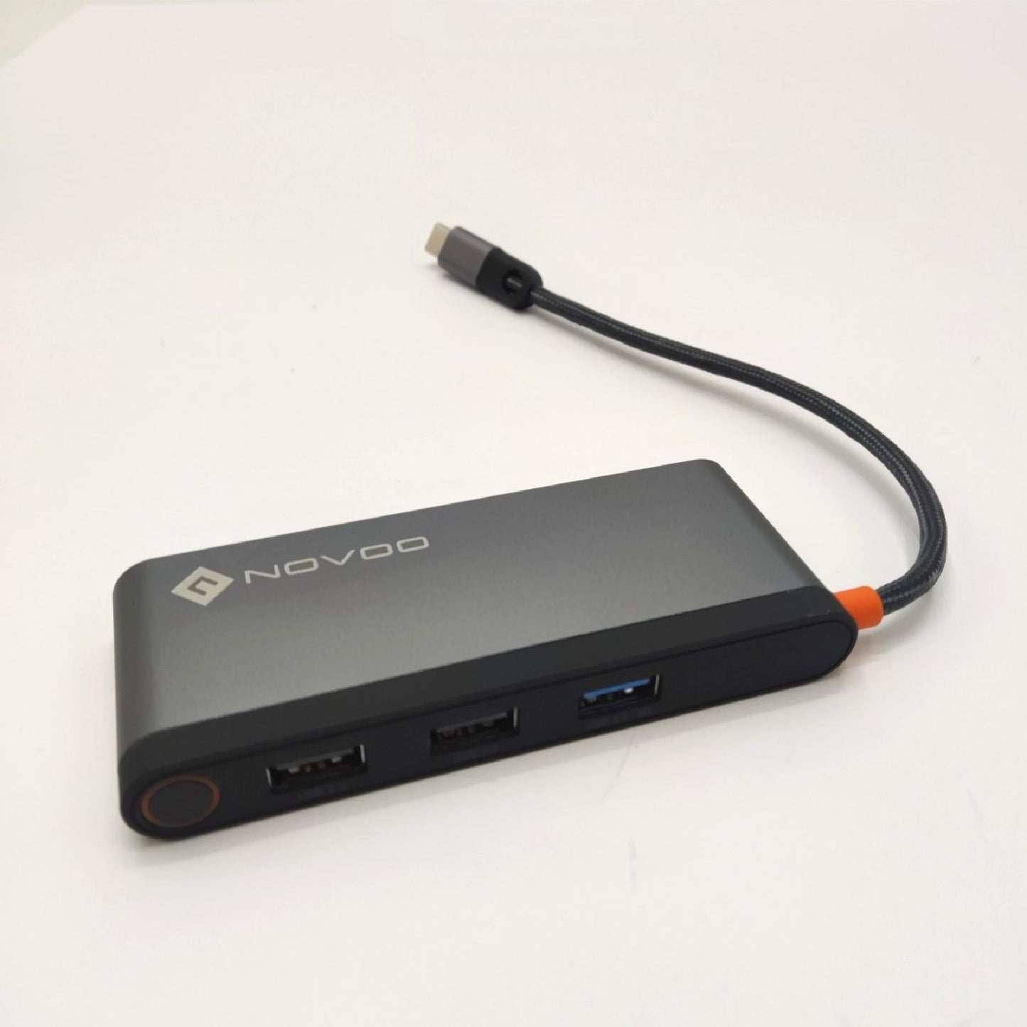NOVOO USB C Hub Tripler Display 6 in 1 Mit Dual HDMI, Dockingstation für Dual Monitor, 100W PD, 3x USB, Dock für Dell, HP, Lenovo, ASUS, Microsoft