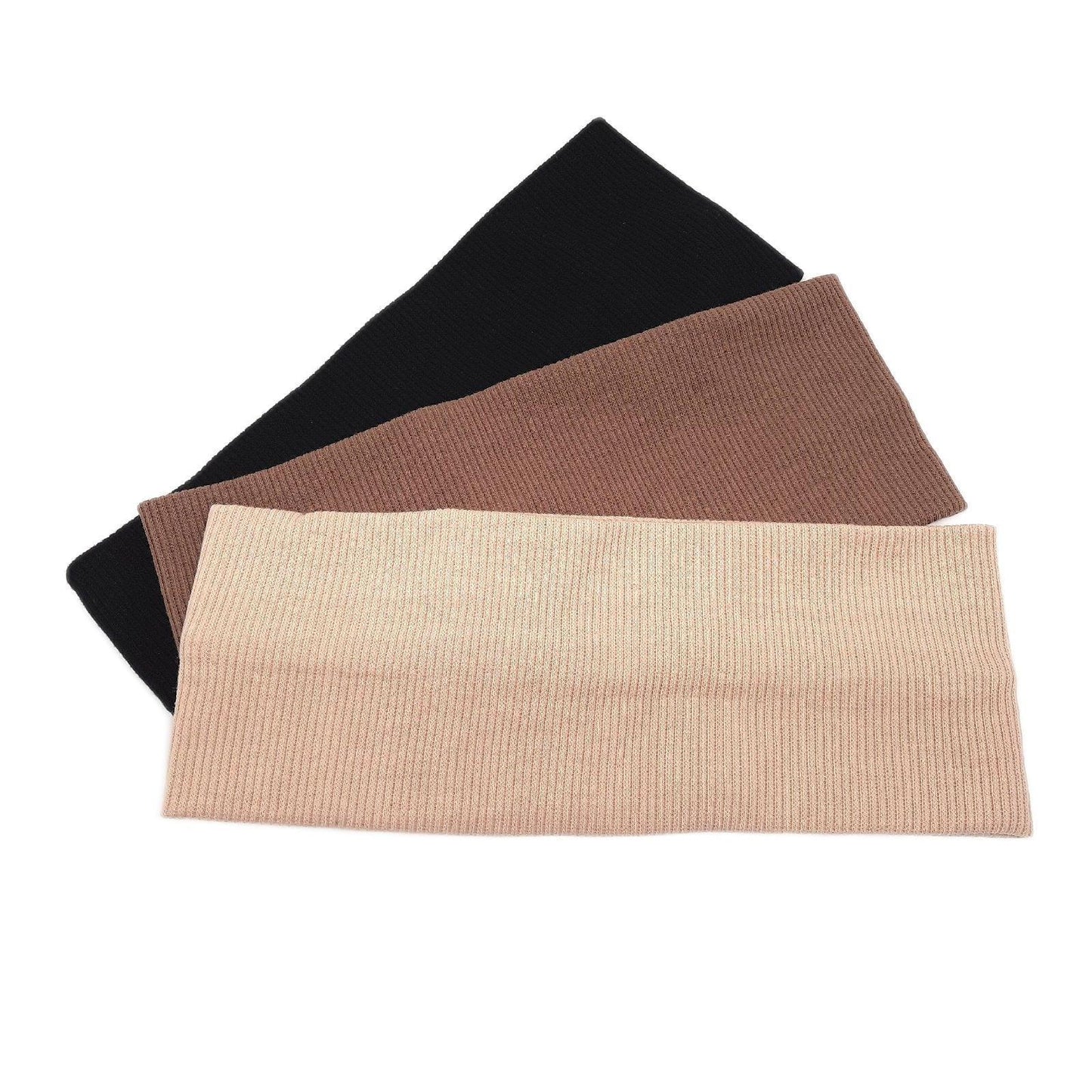 PROPOG Haarband Damen Sommer Baumwolle Stirnband Antirutsch Headband Elastisch Hairband 3 Stück Haaraccessoires Yoga Workout Sport