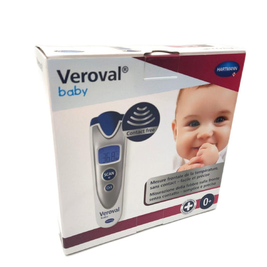 Veroval Infrarot Thermometer Baby Gesundheit Fiebermessung berührungslos weiß