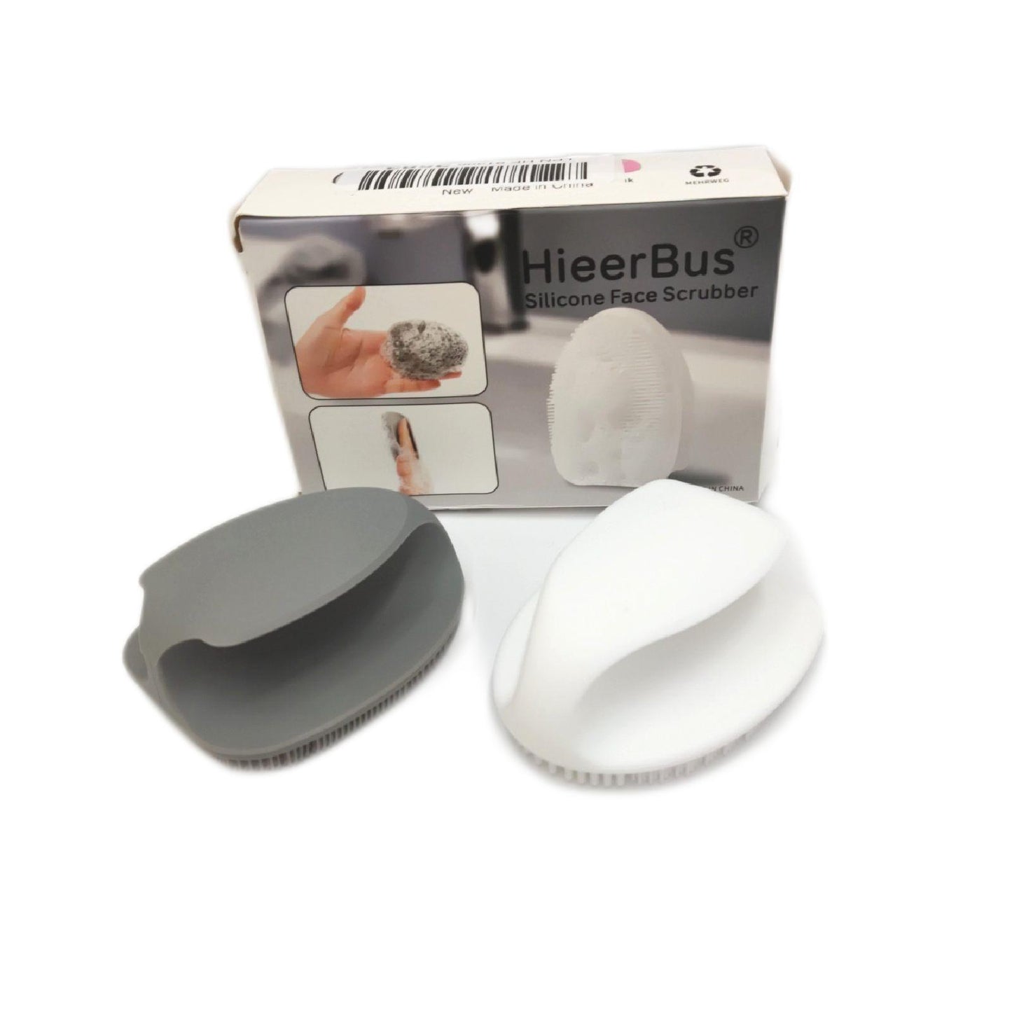 HieerBus Gesichtsreiniger Beauty Pflege Manuelle Peeling Bürste Handheld Massage Por