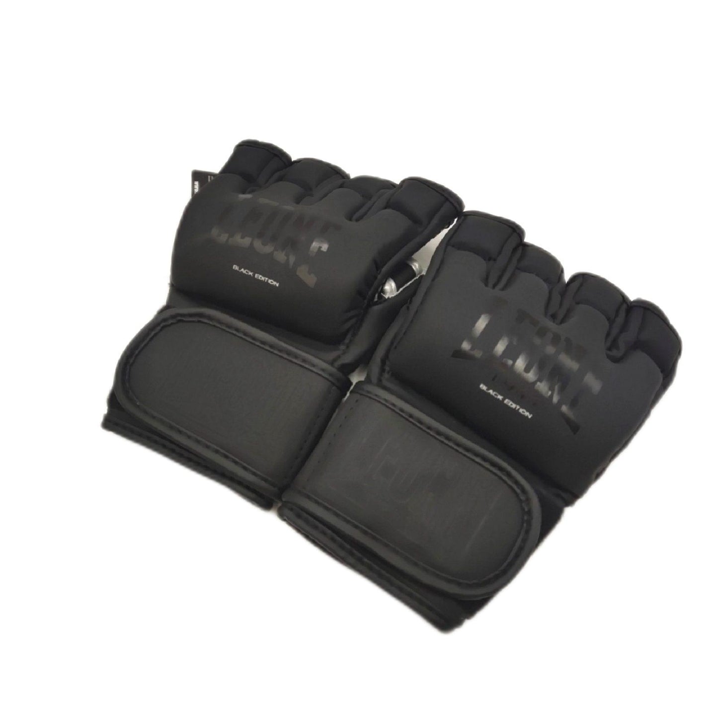 LEONE 1947, Black Edition MMA-Handschuhe, Unisex-Erwachsene, Schwarz, L, GP105
