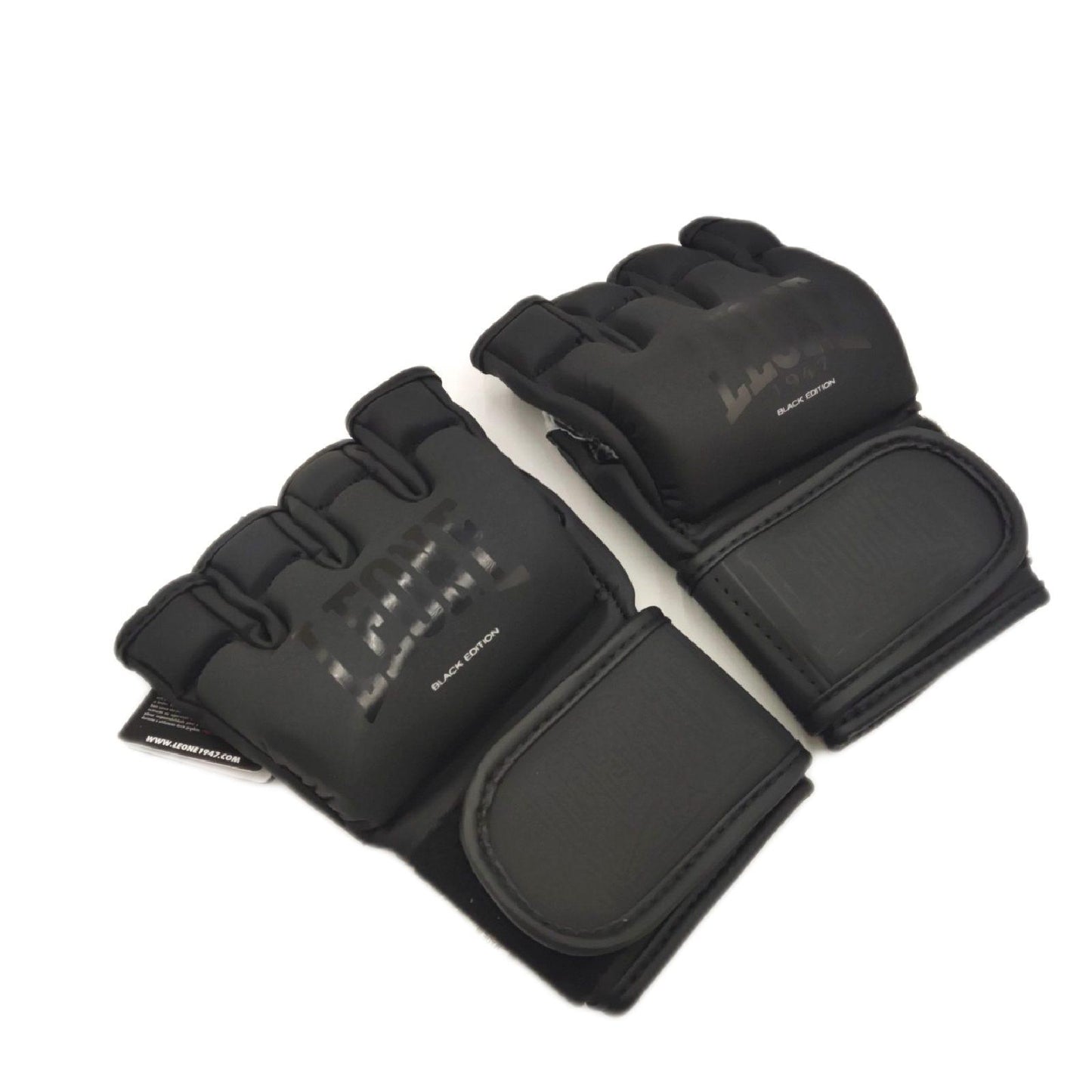 LEONE 1947, Black Edition MMA-Handschuhe, Unisex-Erwachsene, Schwarz, L, GP105