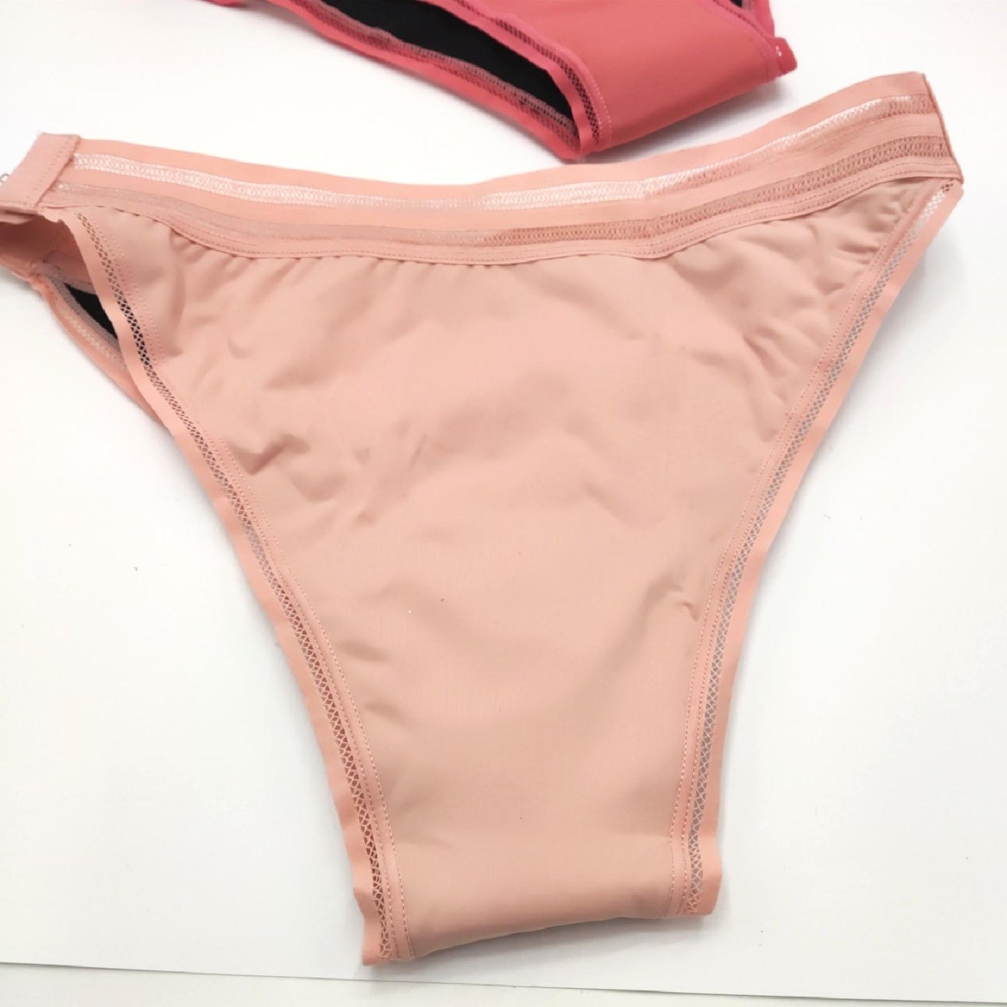 Beppy Panties CORAL (Pink/Rosa) 2 Menstruations-Slips - Periodenslips, mit Clips verstellbar, seitlich öffnen - für mehr Freiheit und Komfort während der Periode (XS)