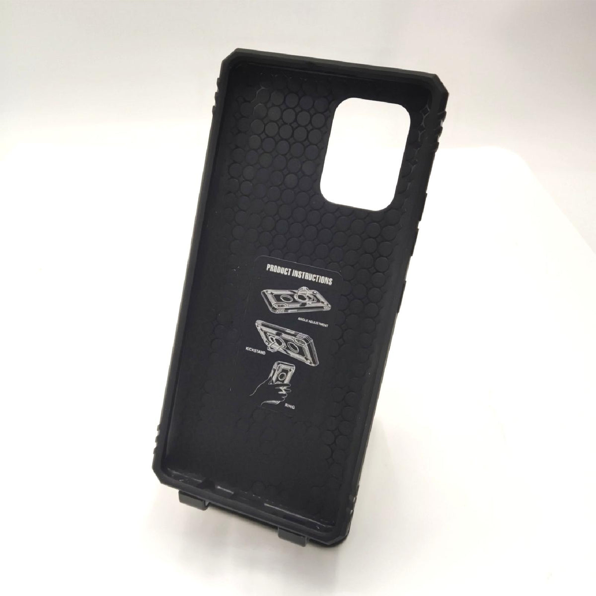 BestST Hülle für Samsung Galaxy S10 Lite/A91/M80S + schutzfolie  Militärische Armor Hybrid Schutzhülle Silikon Stoßfest Bumper Cover Case Ringhalter Handytasche Handy Hüllen Silber