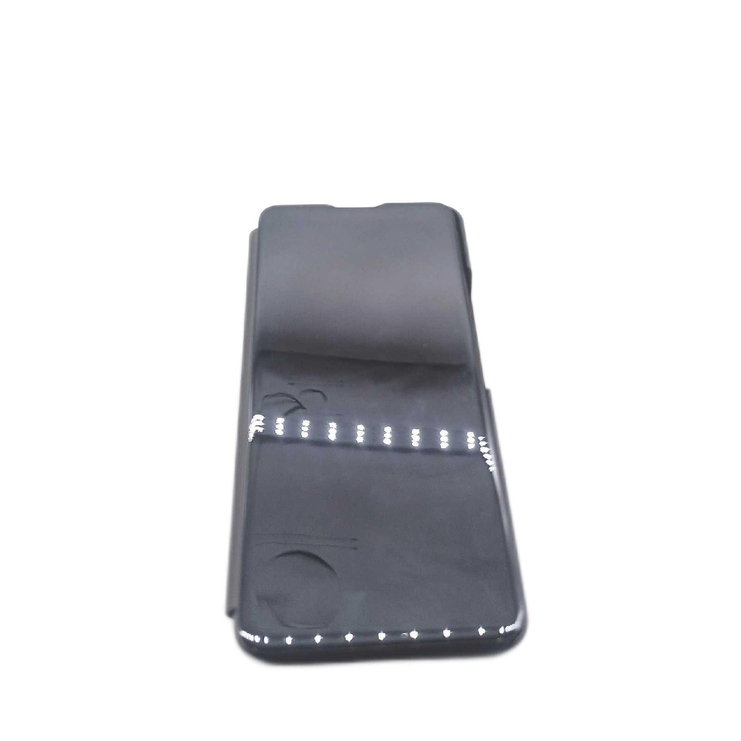 LIUZIHAN Hülle für Xiaomi Poco X6 5G. Smart Case, Tasche Smart Spiegelüberzug Sleep Flip Leder Tasche Smart Leder Tasche Schutzhülle für Xiaomi Poco X6 5G.Schwarz
