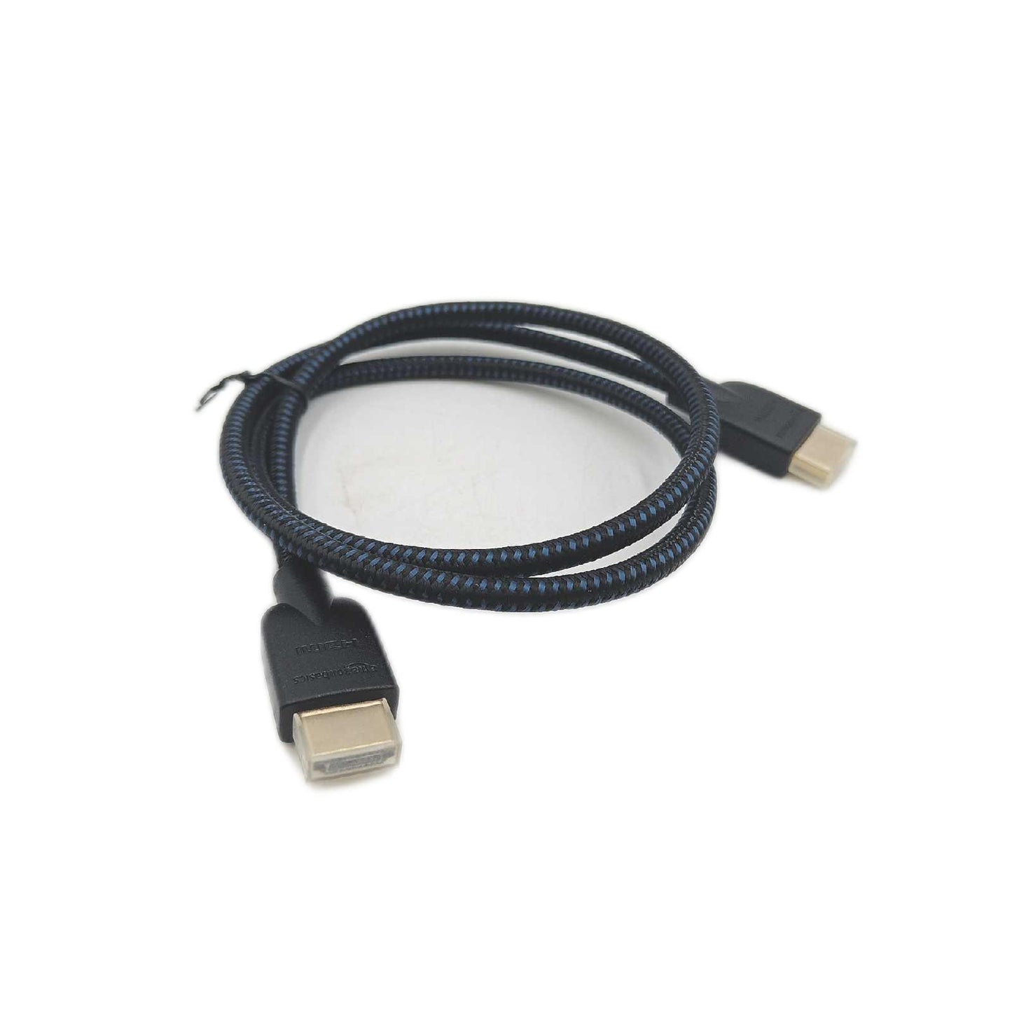 Amazon Basics HDMI Kabel Kabeladapter Geflochten Schwarz Langlebig 09 Meter