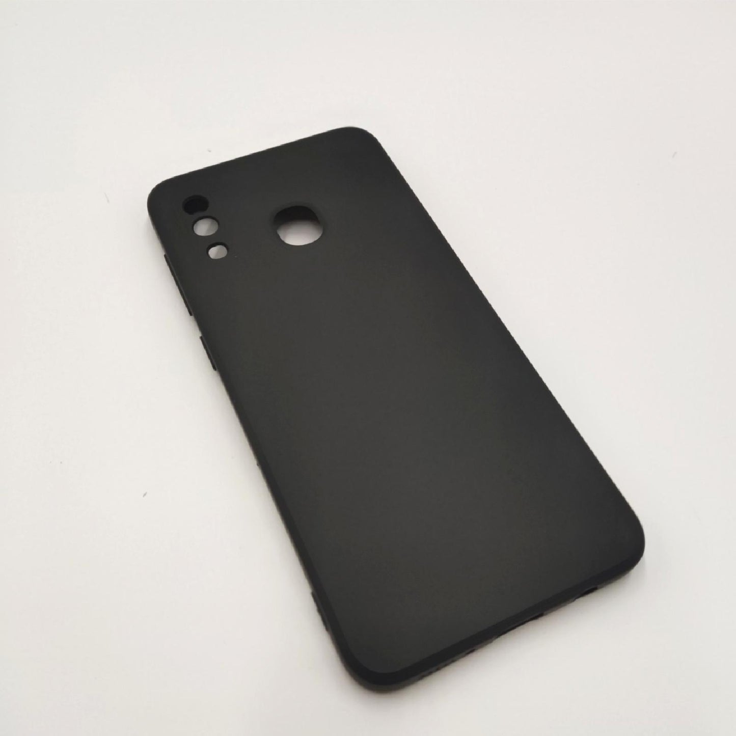 RankOne Hülle für Samsung Galaxy A20 / A30 / M10S (6.4" Inches) Weiche TPU Silikonhülle - Schwarz