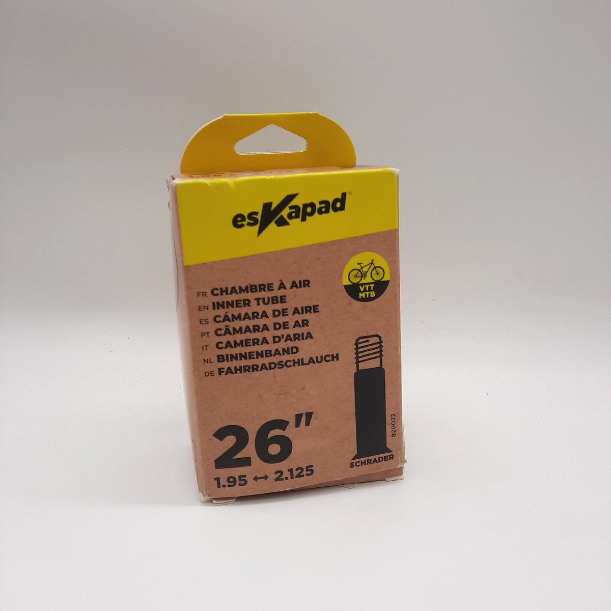 esKapad 26 Zoll x 1 95 bis 2 125 Zoll Fahrradventil  Mountainbike  Unisex  Erwachsene  Schwarz