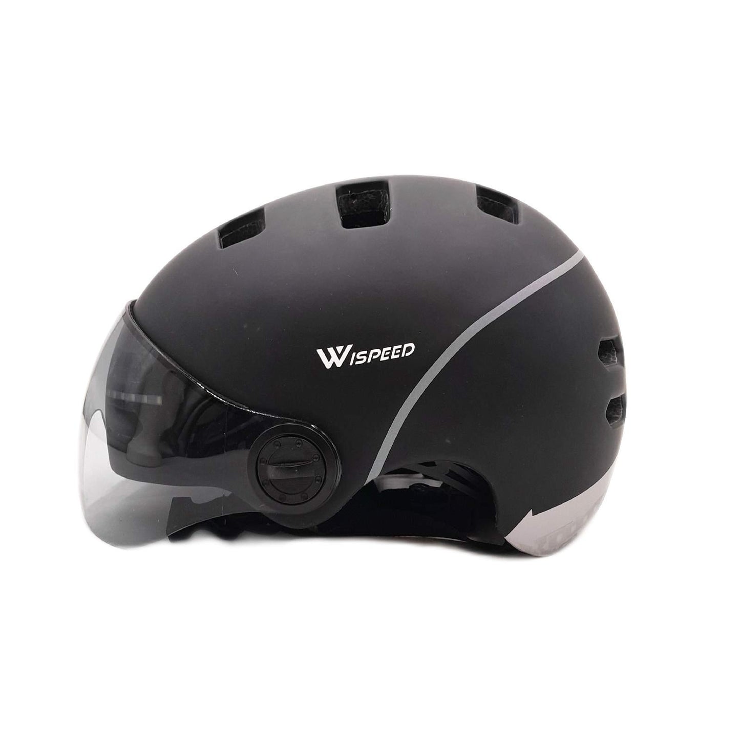 WISPEED Fahrradhelm Schutzhelm Helm Unisex Schwarz Erwachsene 55 58 Sicherheit