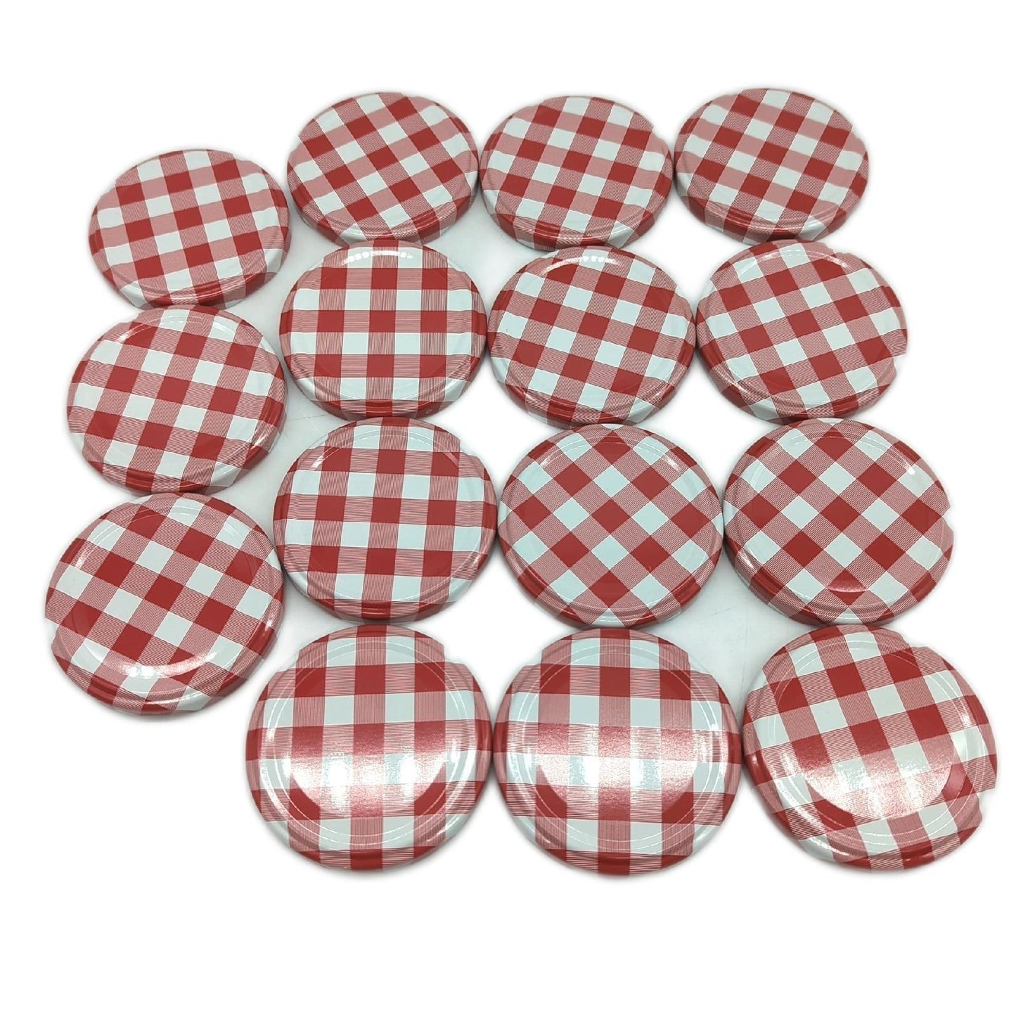 Westmark Schraubdeckel Einmachzubehör Dichtverschluss ø 66 mm weißblech 15 Stück Twist Off Deckel für Einmachgläser