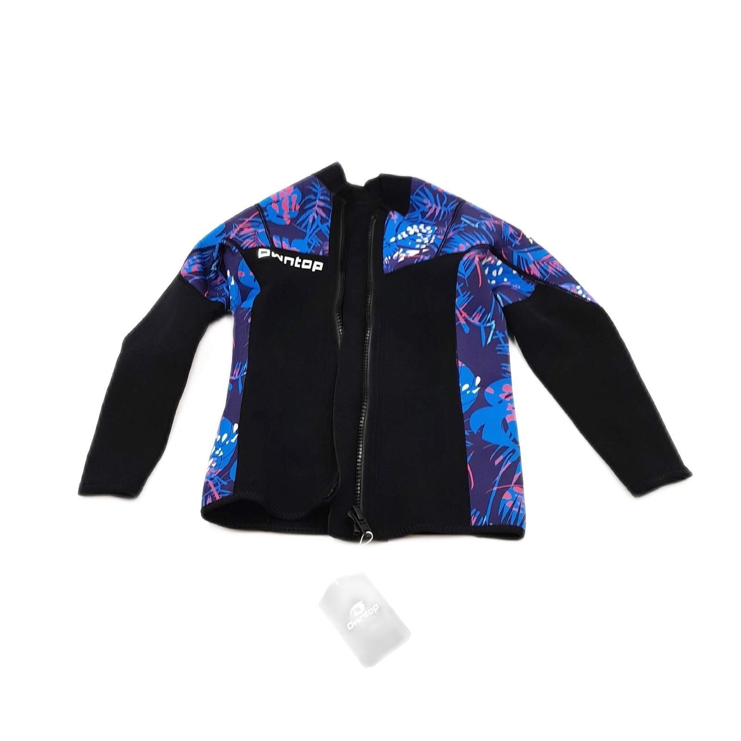 Owntop Neoprenanzug Damenanzug Wassersport Frontreißverschluss Ultra Dehnbar Langarm