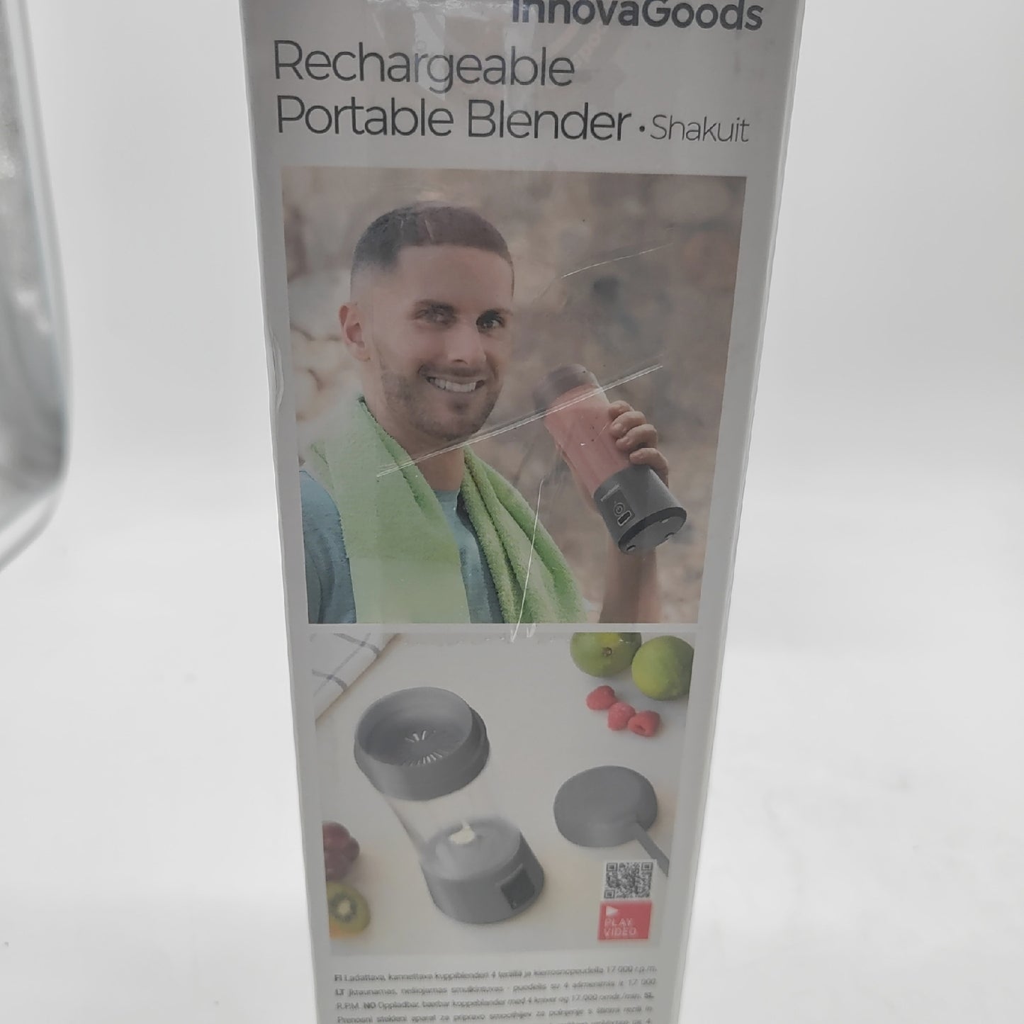 InnovaGoods Standmixer Küchengeräte Shakuit Wiederaufladbar Tragbar Grau