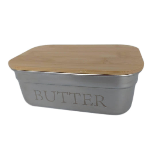 SUMNACON Butterhalter Küchen Aufbewahrungsdosen Edelstahl Dose Arbeitsplatte Ordnung
