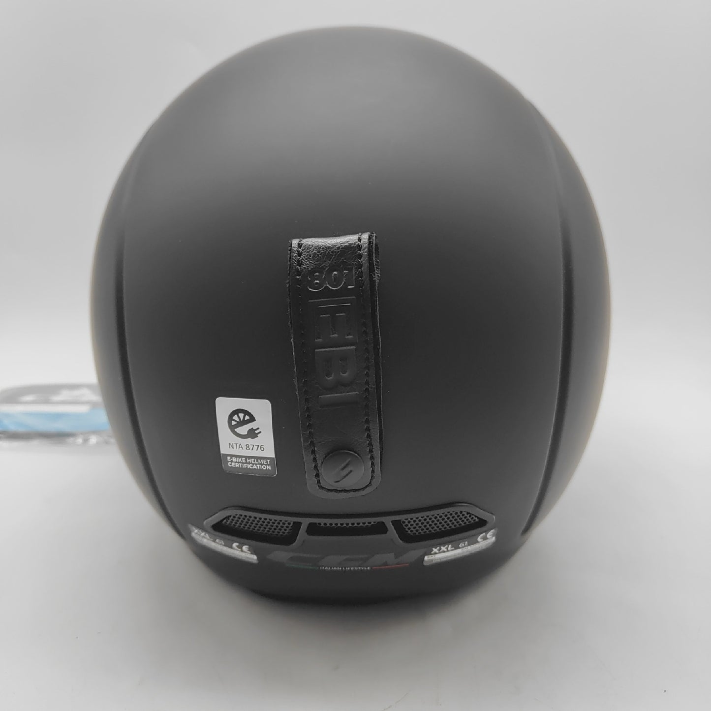 CGM Skihelm Sportausrüstung Winter Schutz Schwarz Grau Passform XXL 61 cm leicht und sicher