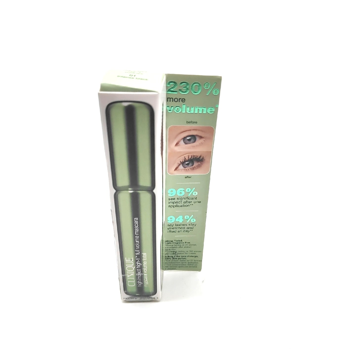 Clinique Mascara Make up High Impact High Fi Full Volume Schwarz 10 ml Pflege