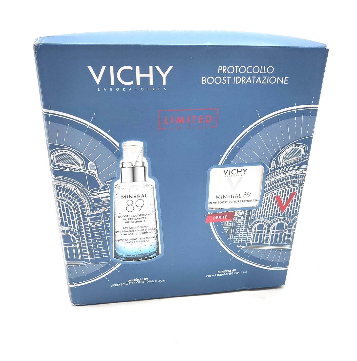 Vichy Serum Gesichtspflege Mineral 89 Geschenkset Boost Hydration Pflege Routine
