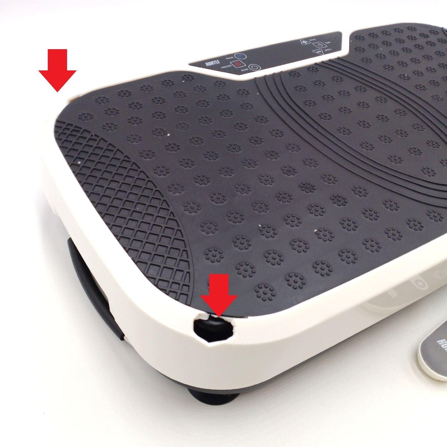 Hurtle HURVBTR36 Vibrationsplattform Fitnessgerät defekt Transportschaden Bastler