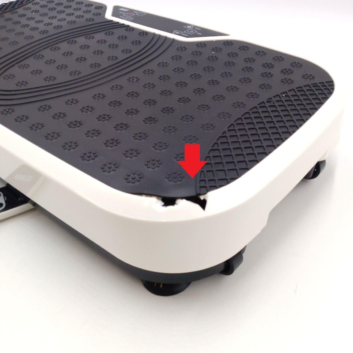Hurtle HURVBTR36 Vibrationsplattform Fitnessgerät defekt Transportschaden Bastler