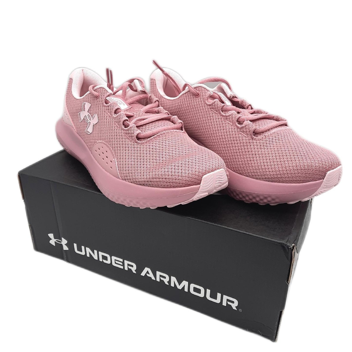 Under Armour Laufschuhe Damen Sportschuhe UA W Charged Surge 4 Pink Elixir Prime Komfort Dämpfung