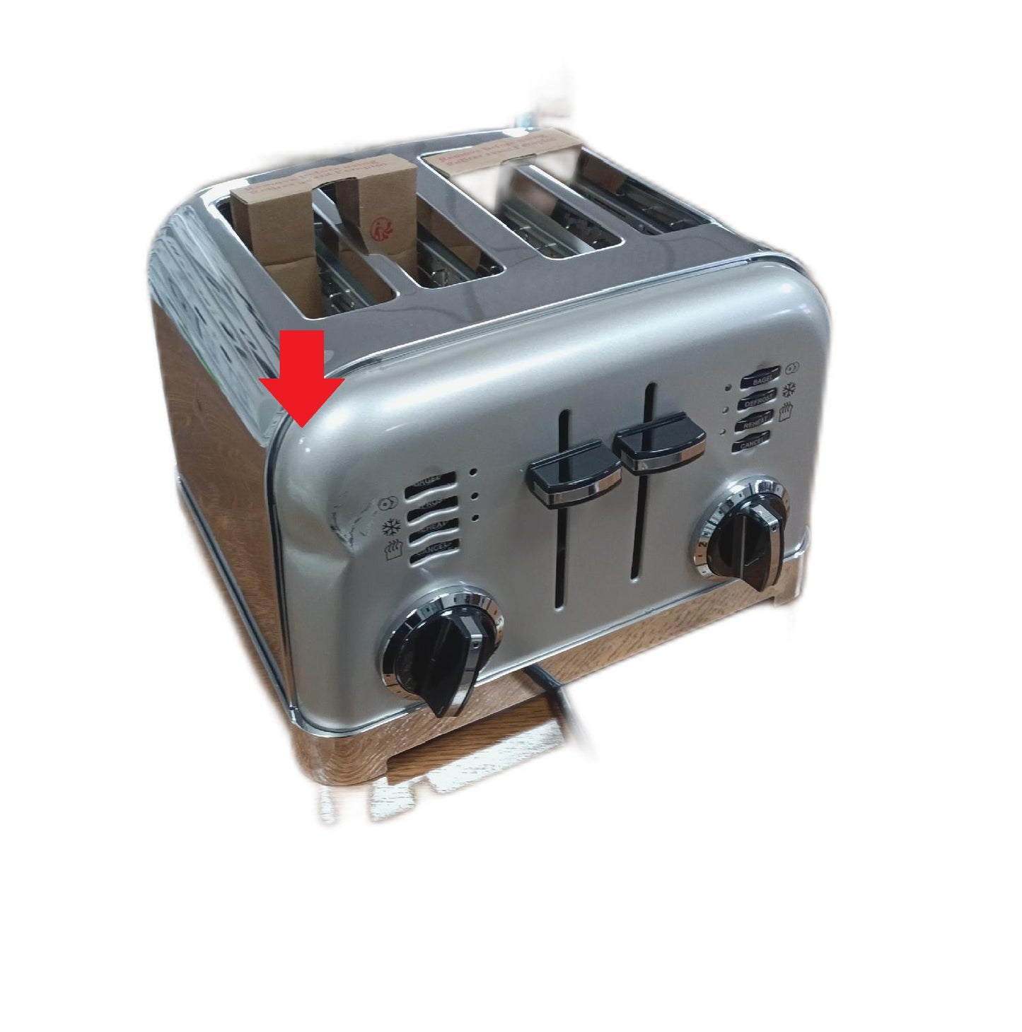 Cuisinart Toaster Küchengeräte 4 Scheiben Toaster breite Schlitze