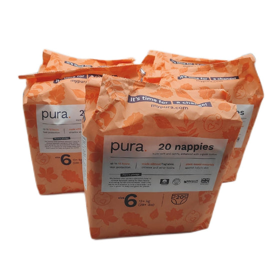 Pura Eco Baby Windeln Babybedarf Größe 6 13 kg Plus Komfort 100 Stück