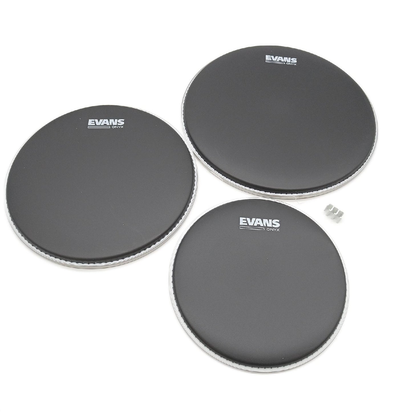 Evans Tom Pack Schlagzeug Felle Onyx schwarz verschiedene Größen perfekte Klangqualität