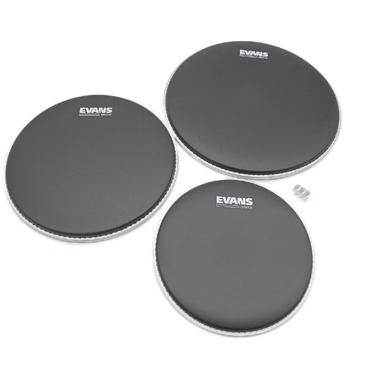 Evans Tom Pack Schlagzeug Felle Onyx schwarz verschiedene Größen perfekte Klangqualität