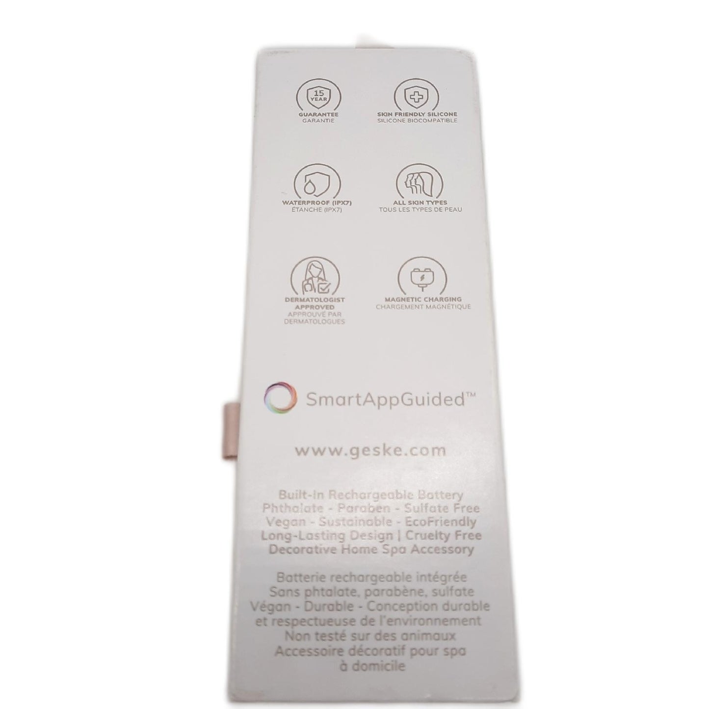 GESKE LED Gesichtsmaske Beauty Gerät SmartAppGuided Sonic Warm n Cool 9 in