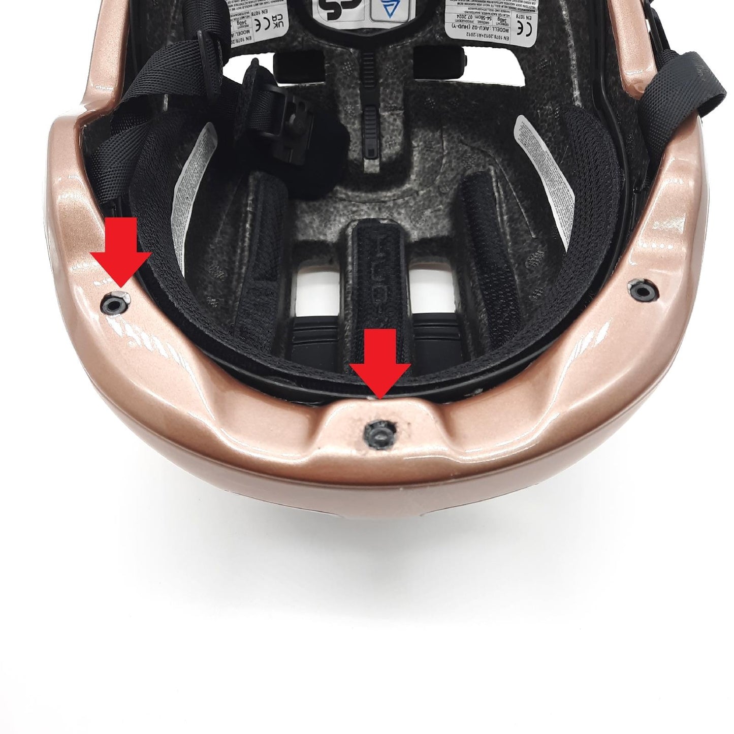 ABUS Fahrradhelm Urban Helm Kopfbedeckung Größe 54 58 cm LED Rüc - Unvollständig