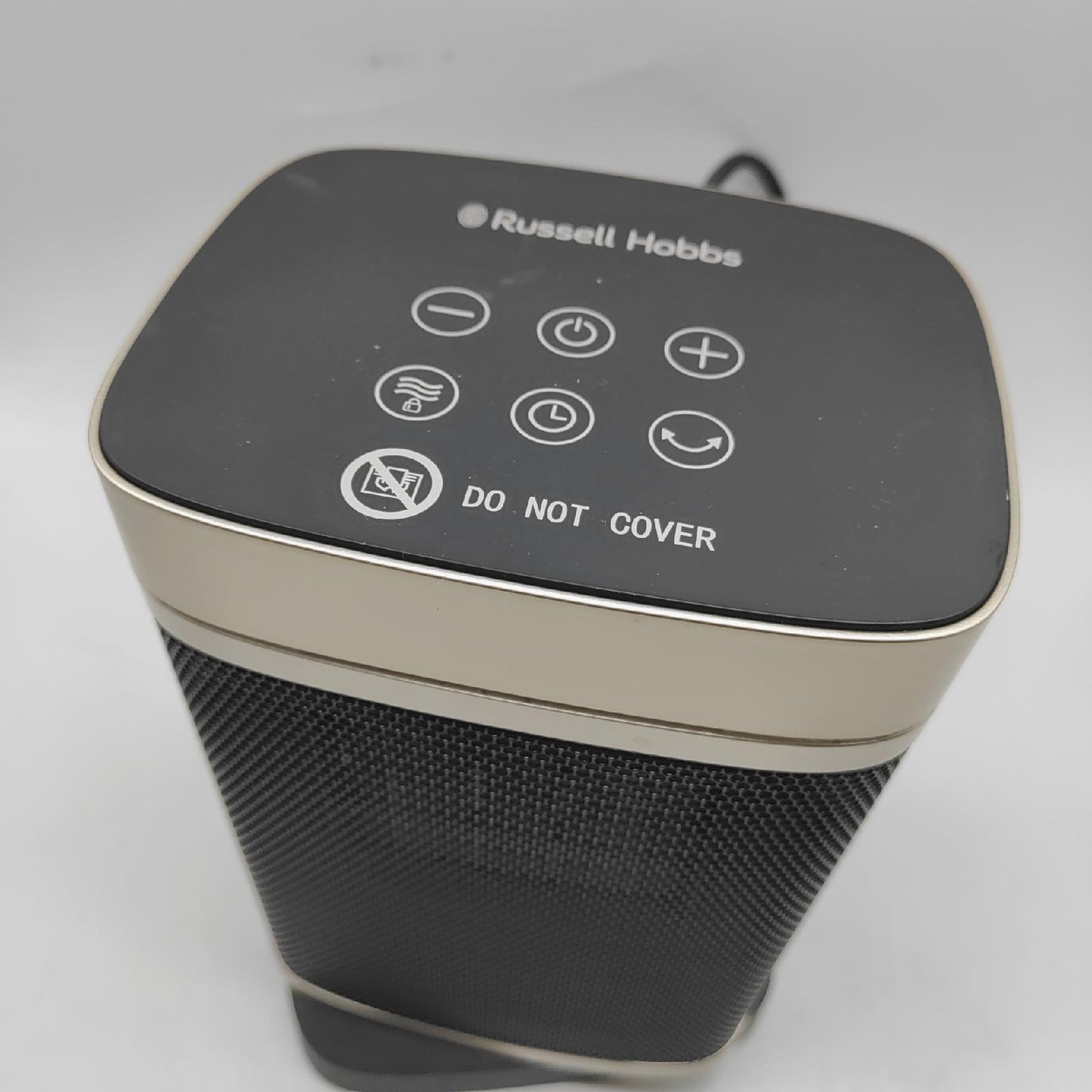 Russell Hobbs Heizgerät Raumklima Space Heater Schwarz Gold 1500W Oszillierend Portable Heizung