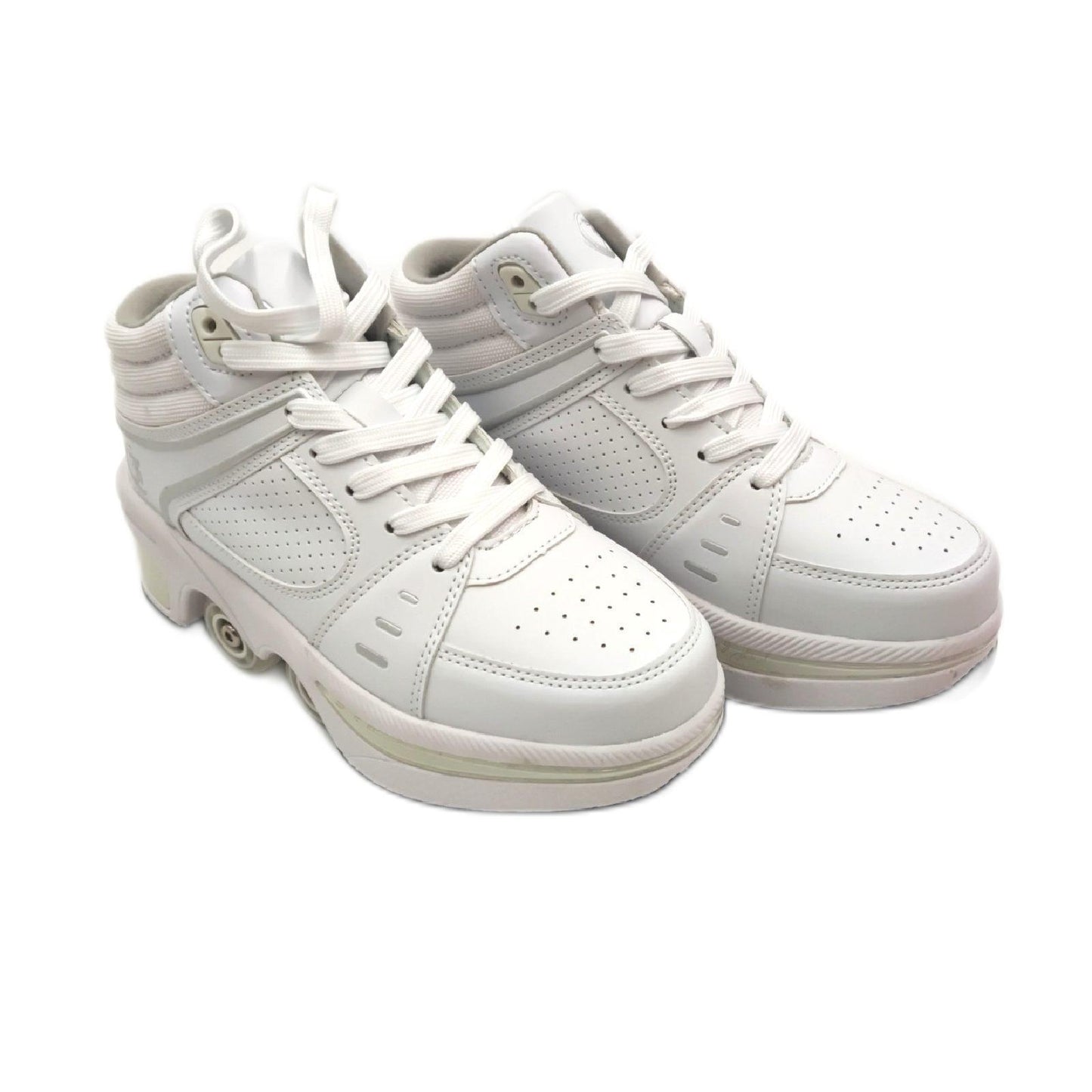 Roller Schuhe Kinderschuhe Sneakers 2 in 1 Deformed Roller Inline Spaß EU 37