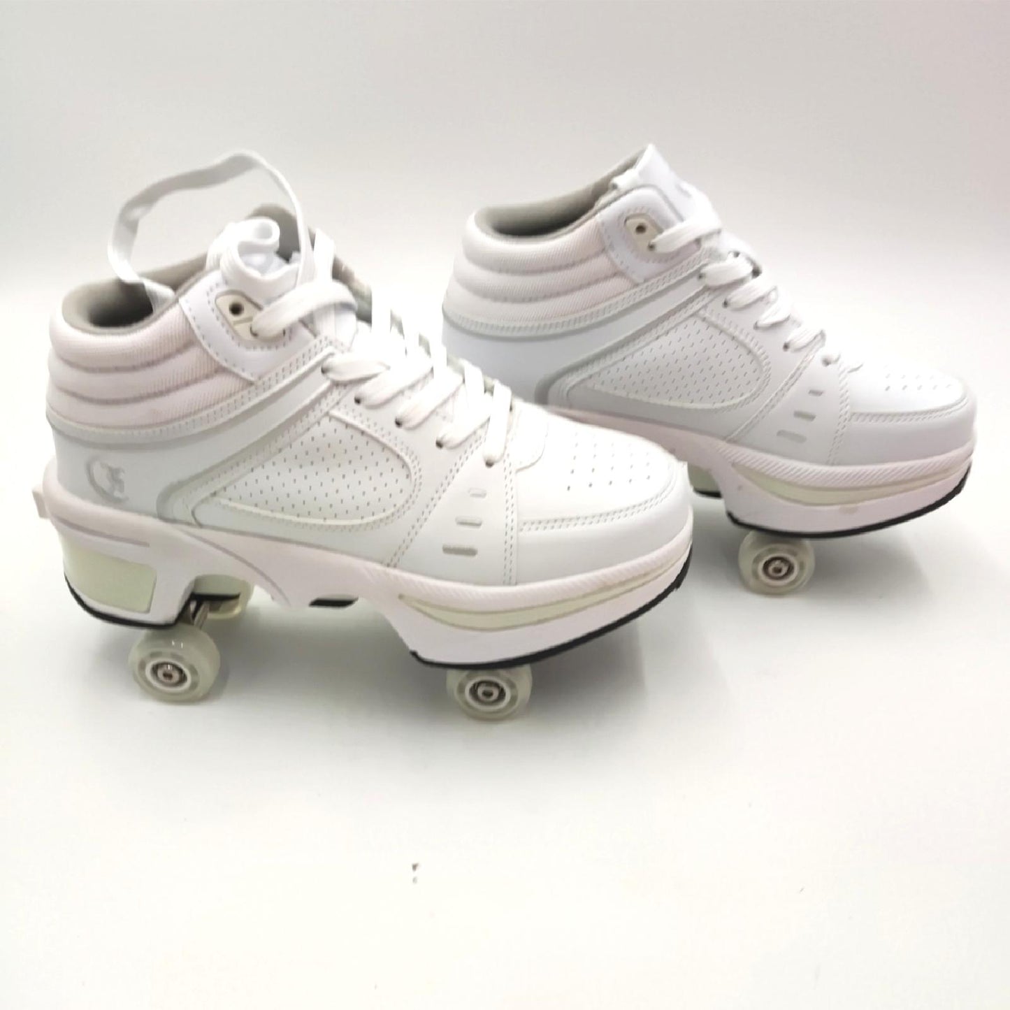 Roller Schuhe Kinderschuhe Sneakers 2 in 1 Deformed Roller Inline Spaß EU 37