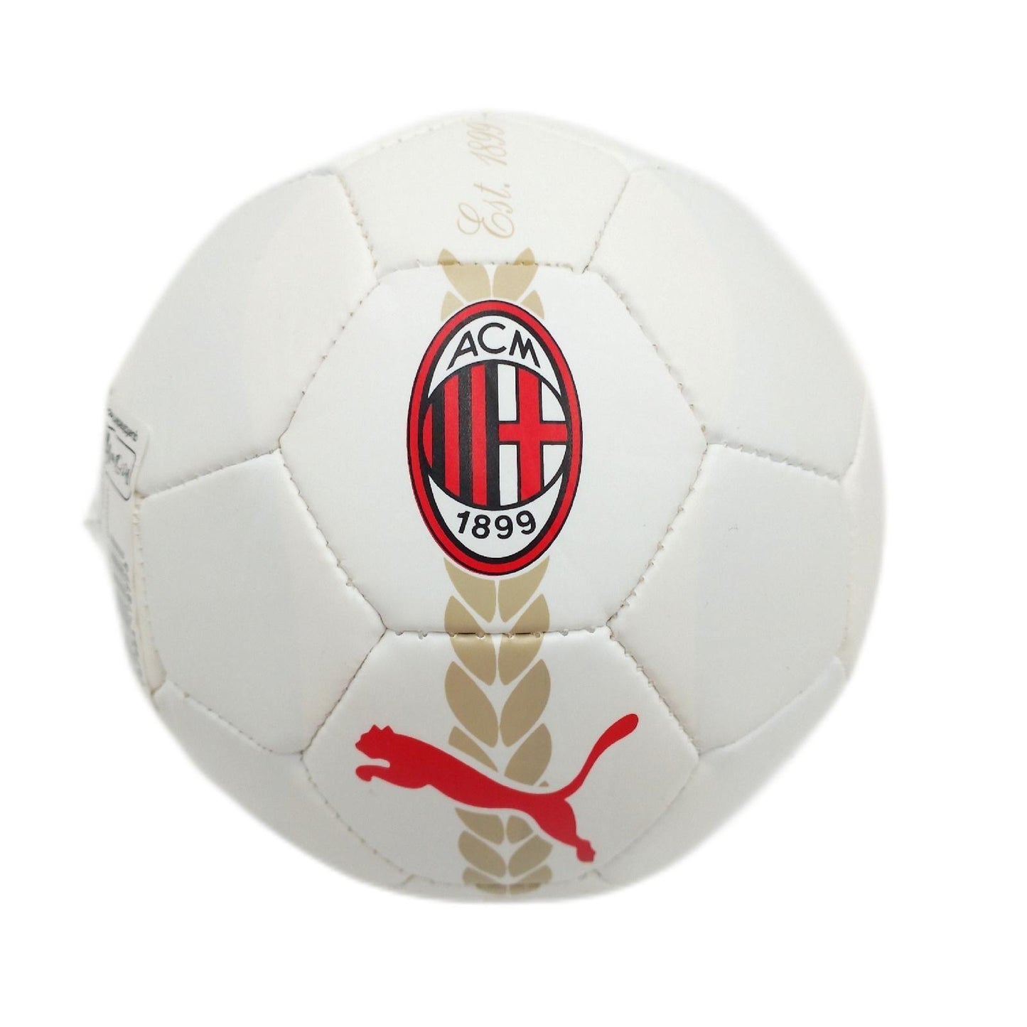 Puma Mini Fußball Fanartikel A C Milan Mini 3 Weiß Offizielles Design