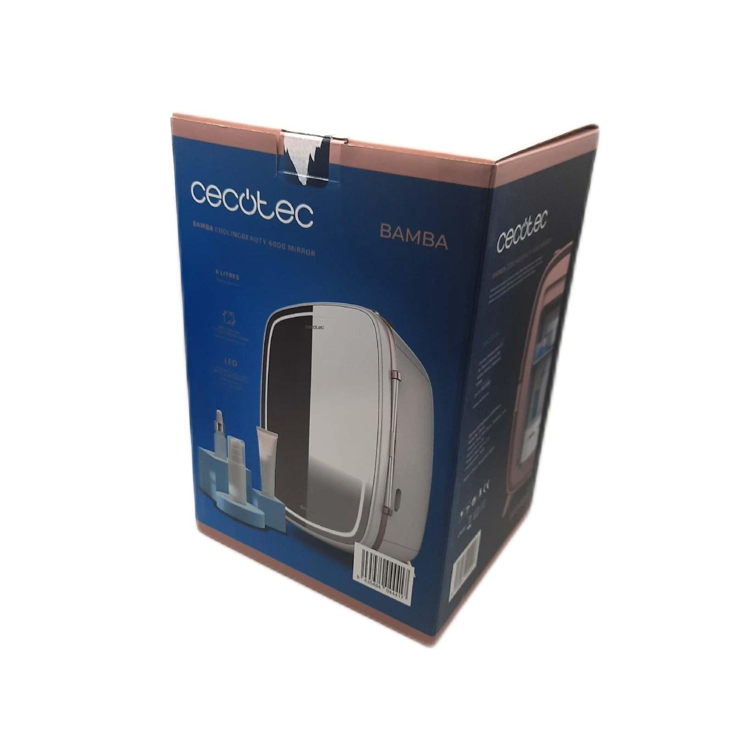 Cecotec Mini Kühlschrank Kosmetik 6 Liter Bamba CoolingBeauty 6000 Spiegel komp