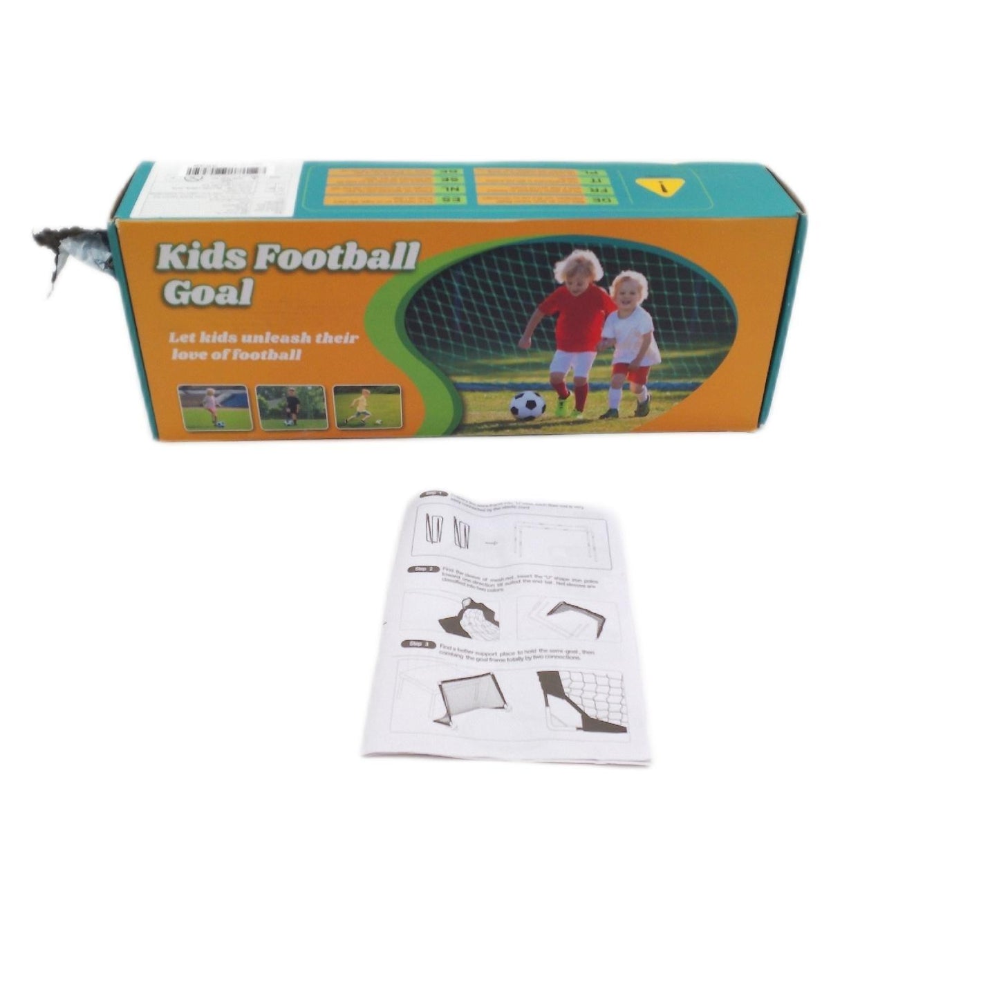 Gofady Fußballtor Sport Freizeit 2 in 1 Tragbar Stabil ideal Kinder spielen draußen