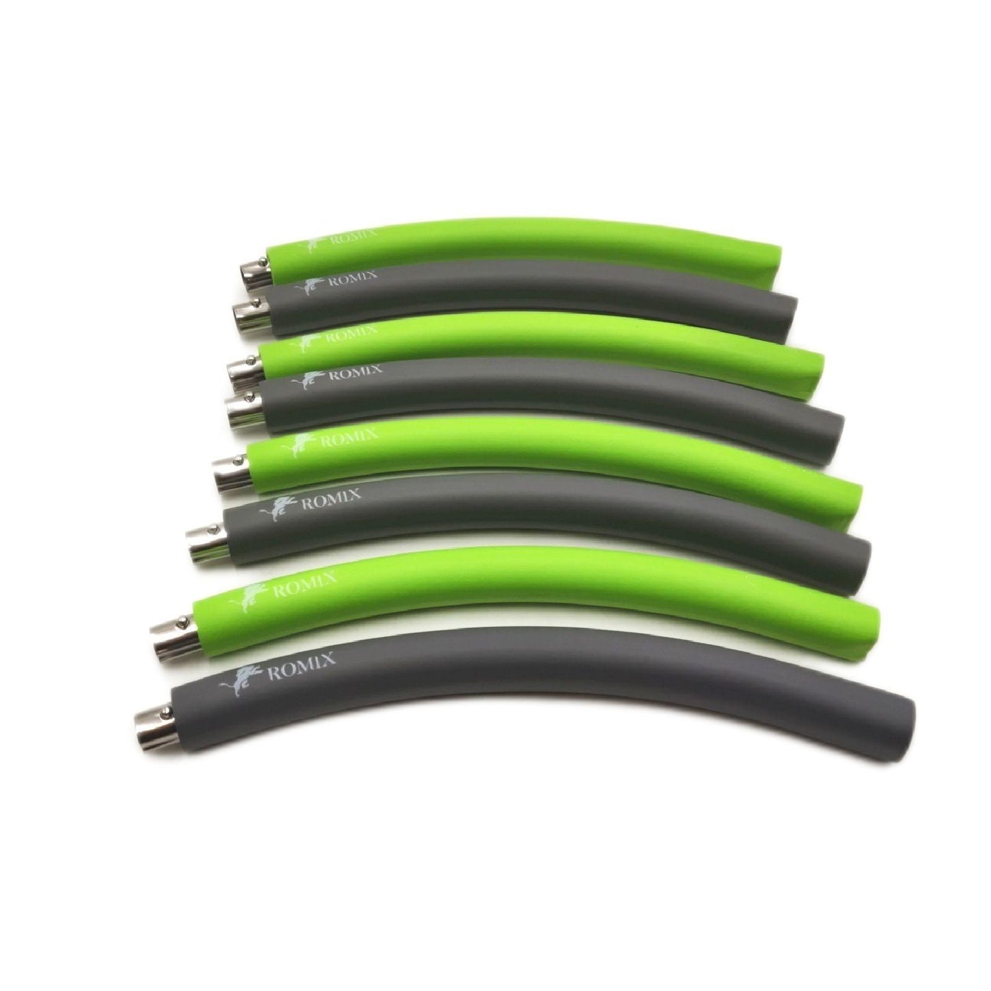 ROMIX Hula Hoop Reifen Erwachsene Kinder mit Schaumstoff Gepolsterter Gewellter Kreis, 1 kg 2,2 Lbs Fitness Hula Hoop Mit Gewicht Reifen mit 8 Abschnitten, Abnehmbarem Ring, Hula-Hoop-Reifen
