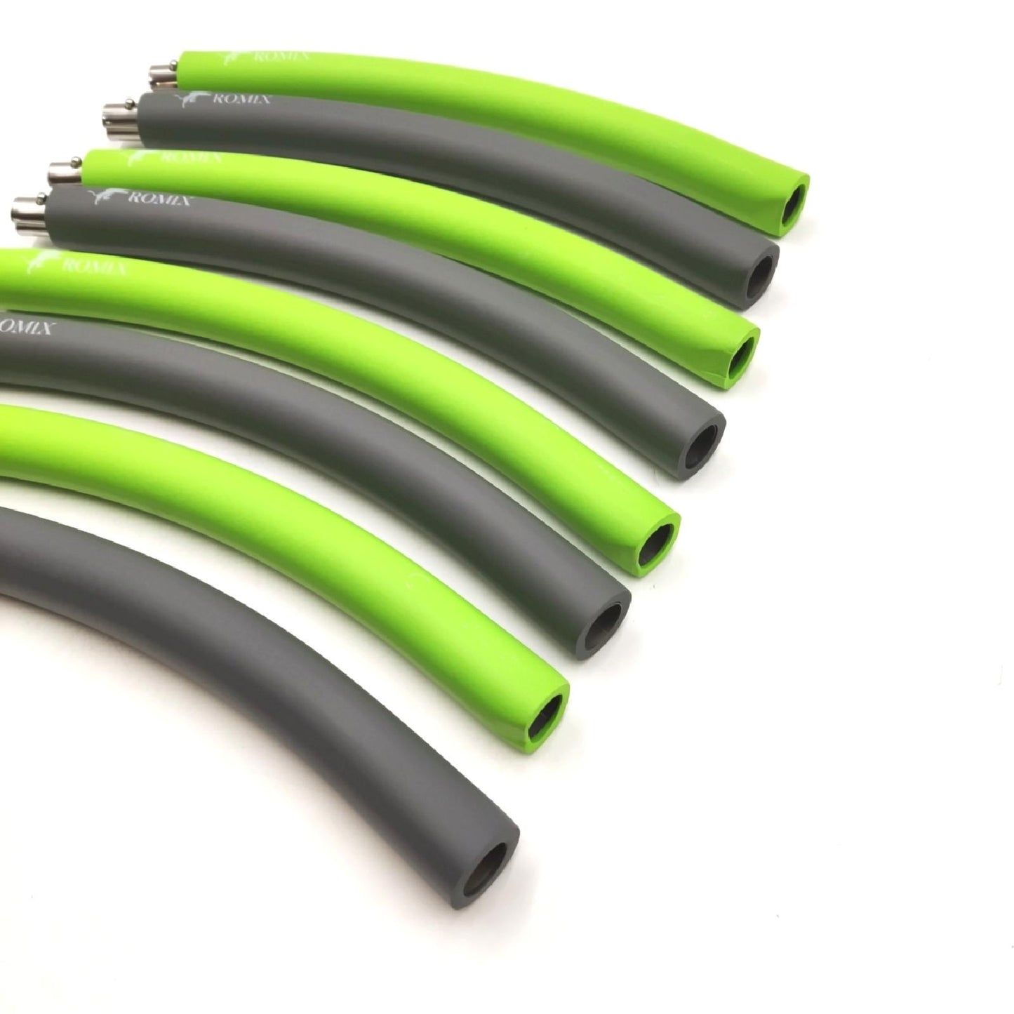 ROMIX Hula Hoop Reifen Erwachsene Kinder mit Schaumstoff Gepolsterter Gewellter Kreis, 1 kg 2,2 Lbs Fitness Hula Hoop Mit Gewicht Reifen mit 8 Abschnitten, Abnehmbarem Ring, Hula-Hoop-Reifen