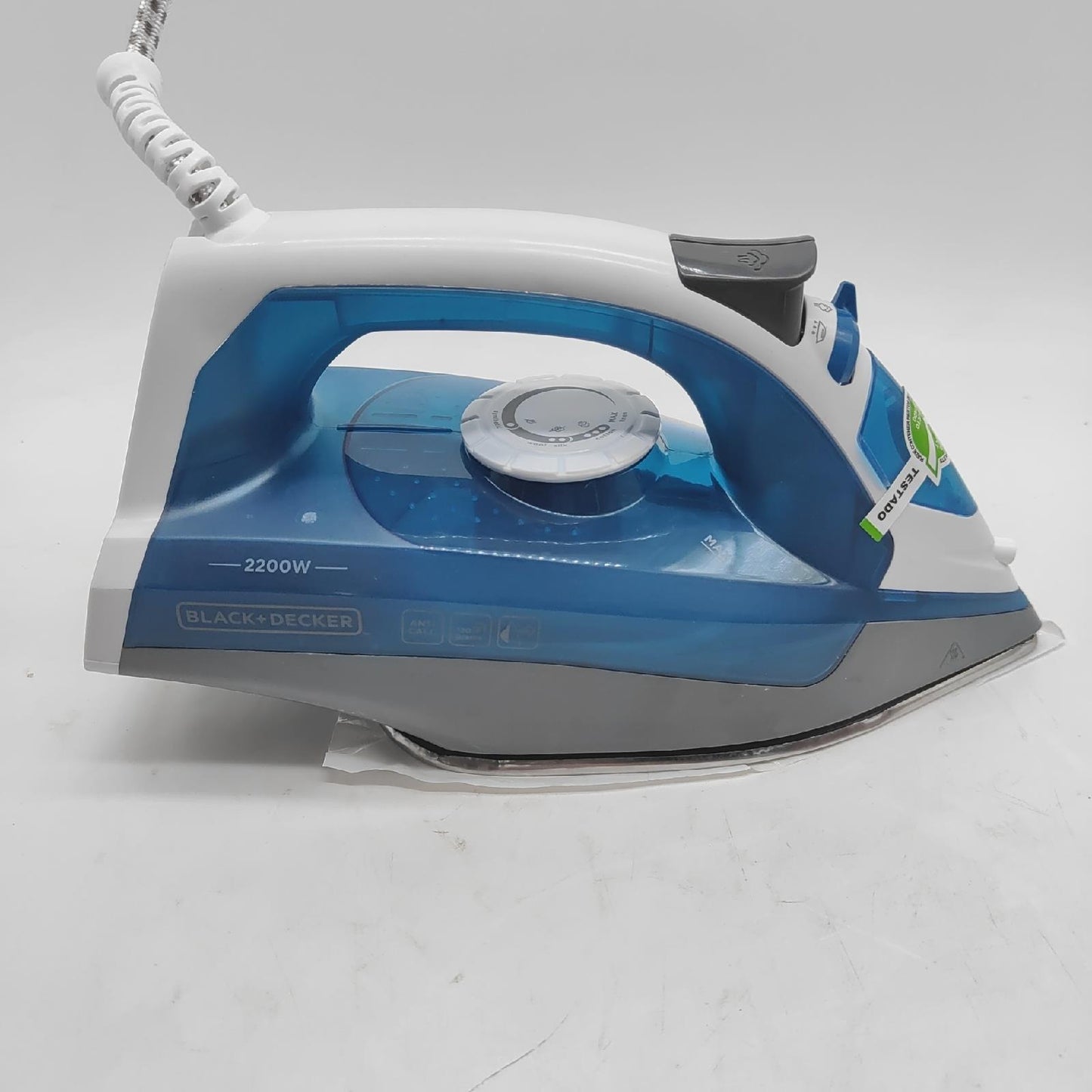 Black+Decker Blau BXIR2200E Dampfbügeleisen 2200 Kunststoff 370 milliliters (13,74)