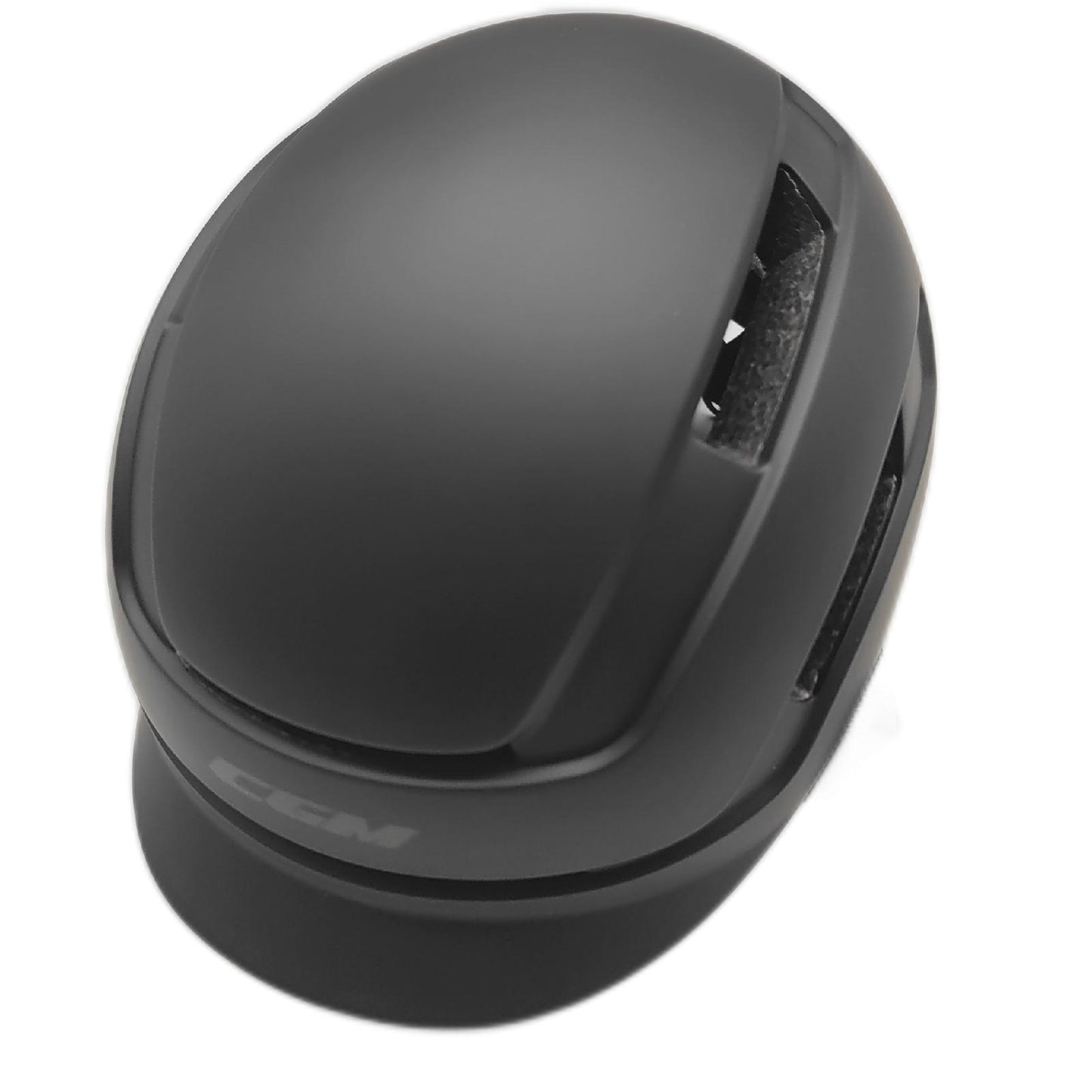 CGM Fahrradhelm Helmschutz Fahrradzubehör Borgo Mattschwarz Uni Sicherheit Erwachsene M 55 58 cm