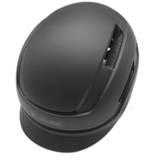 CGM Fahrradhelm Helmschutz Fahrradzubehör Borgo Mattschwarz Uni Sicherheit Erwachsene M 55 58 cm