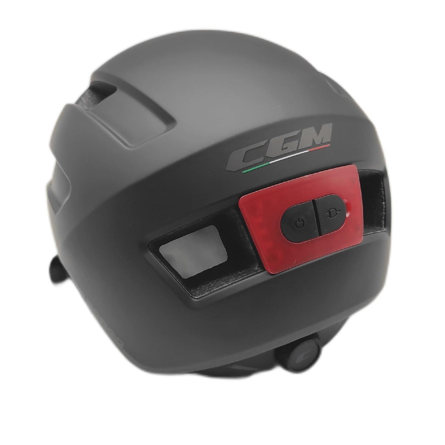 CGM Fahrradhelm Helmschutz Fahrradzubehör Borgo Mattschwarz Uni Sicherheit Erwachsene M 55 58 cm