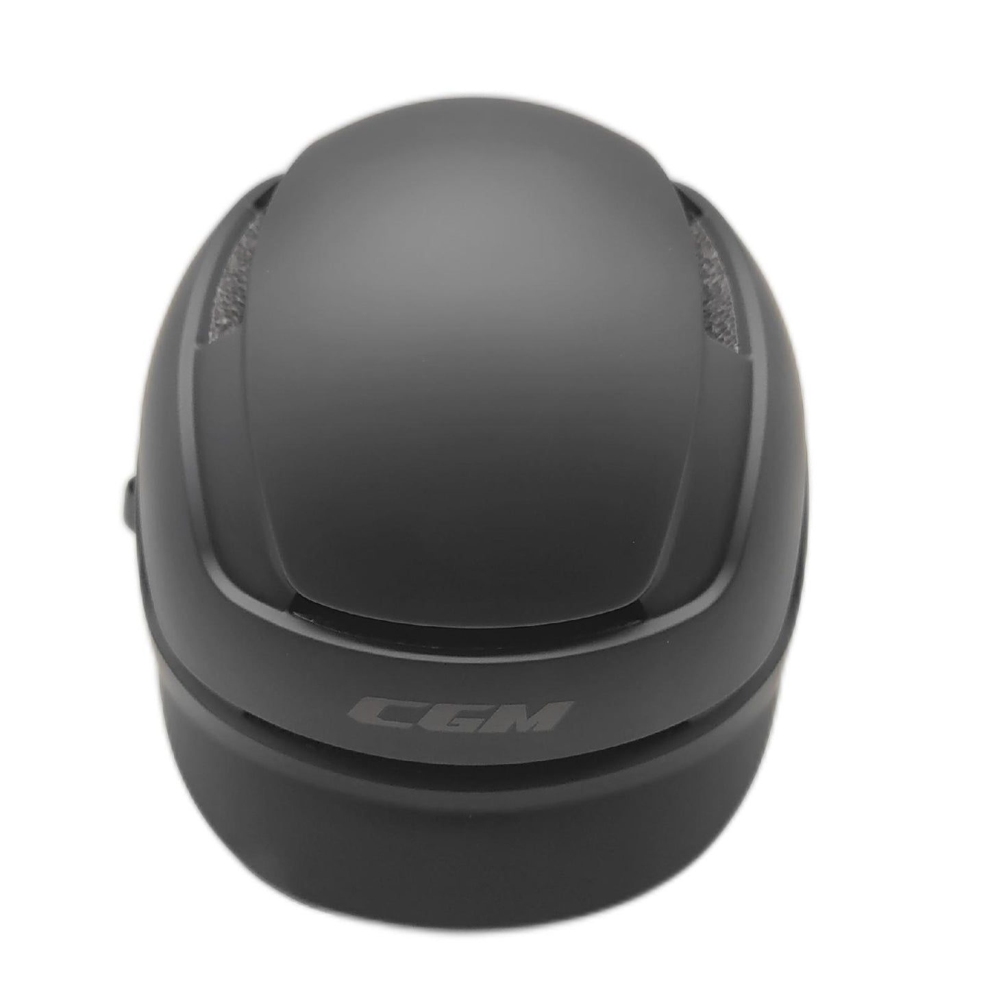 CGM Fahrradhelm Helmschutz Fahrradzubehör Borgo Mattschwarz Uni Sicherheit Erwachsene M 55 58 cm