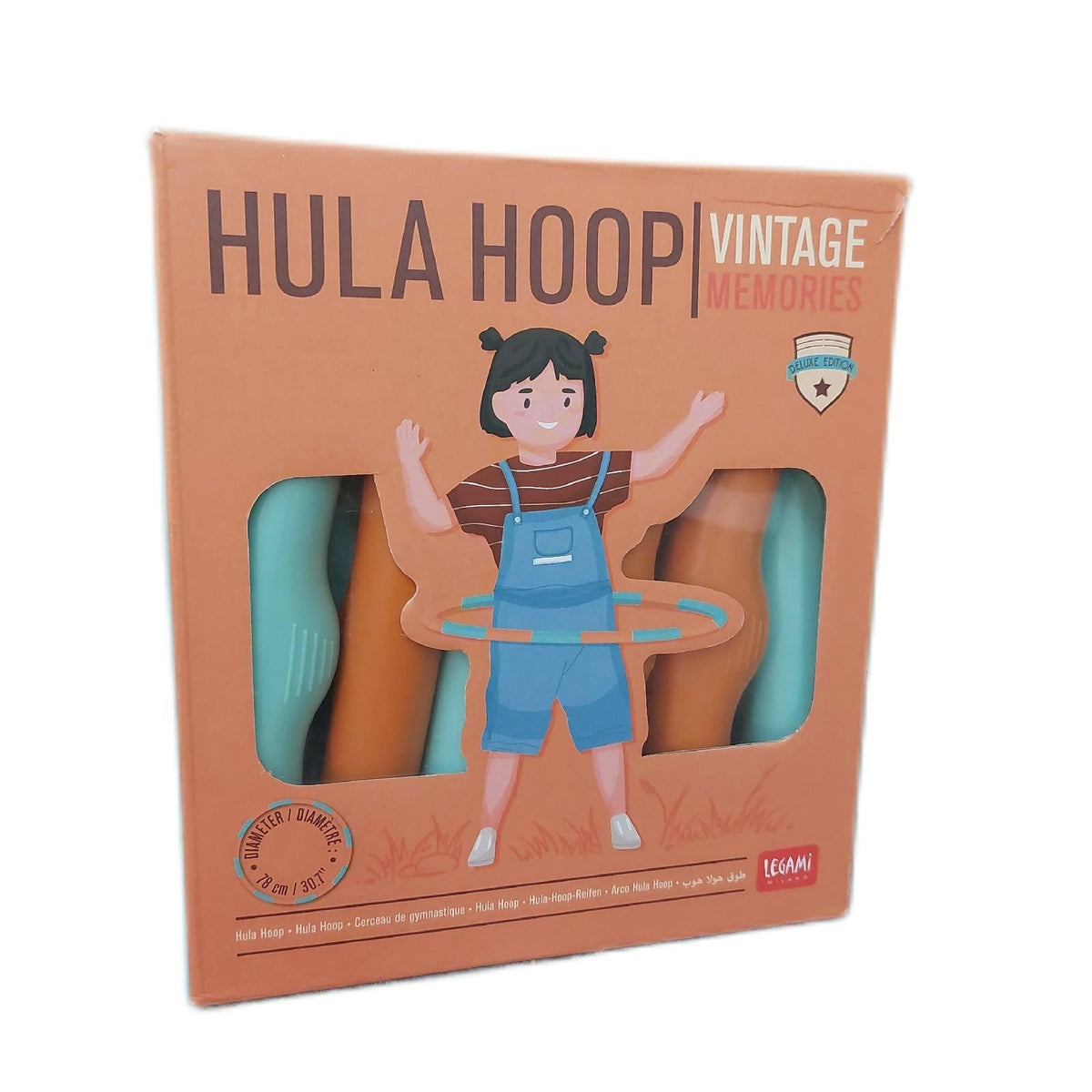 Legami - Hula Hoop Erwachsene  Hula Hoop Kinder  Fitness Abnehmen  Kreis Spiel Spaß garantiert  einfach zu montieren  einfach zu bedienen  16 Abschnitte  Durchmesser 78 cm